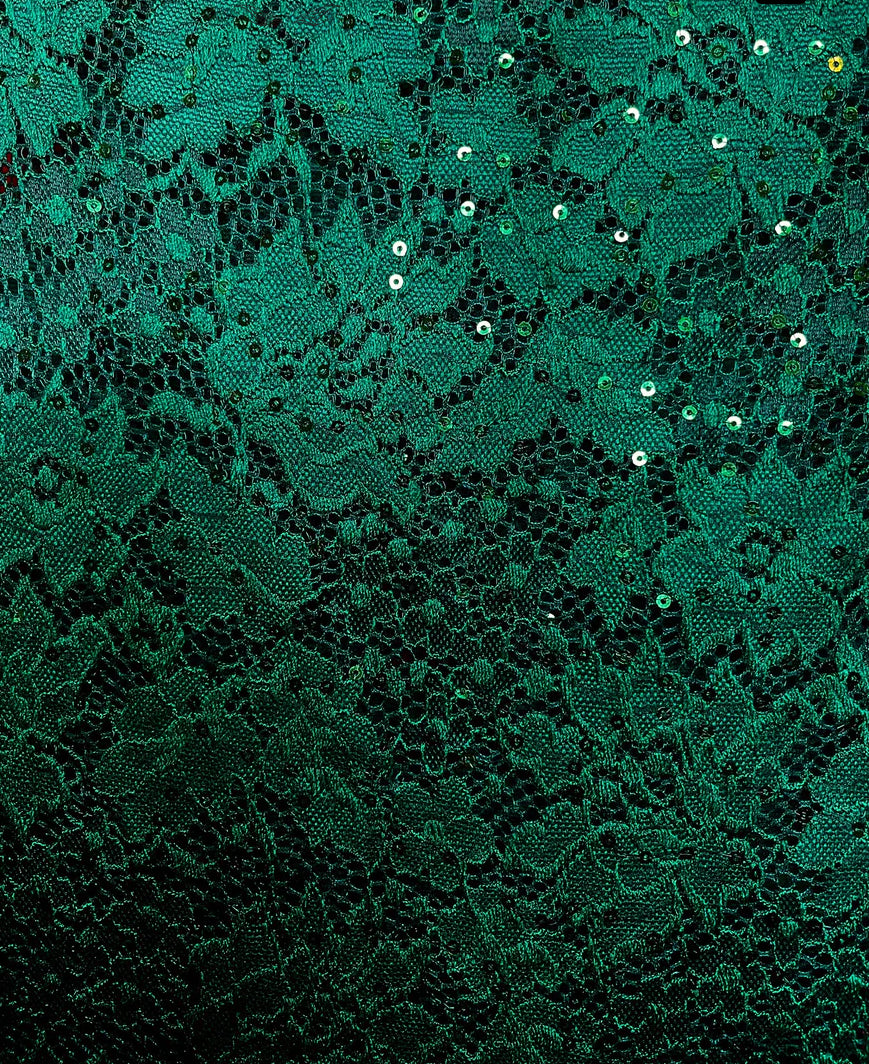 Underwire Emerald Sequin Bodysuit