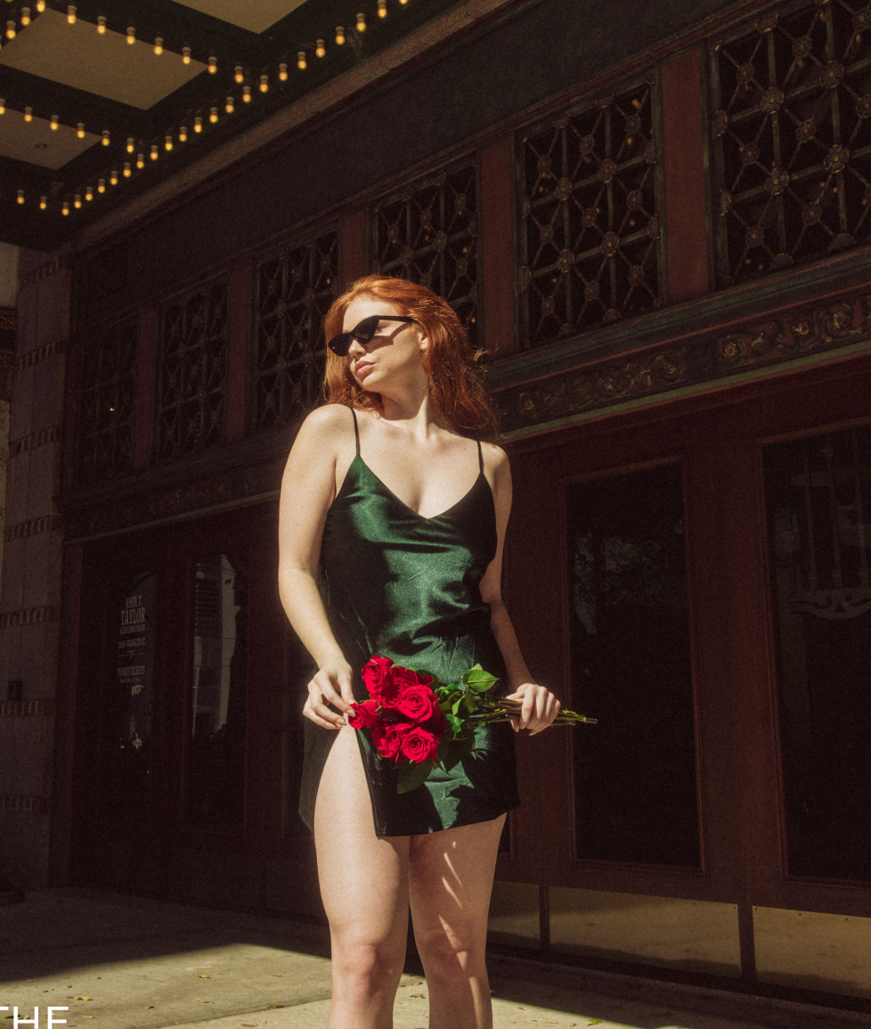 Forest Green Mini Slip