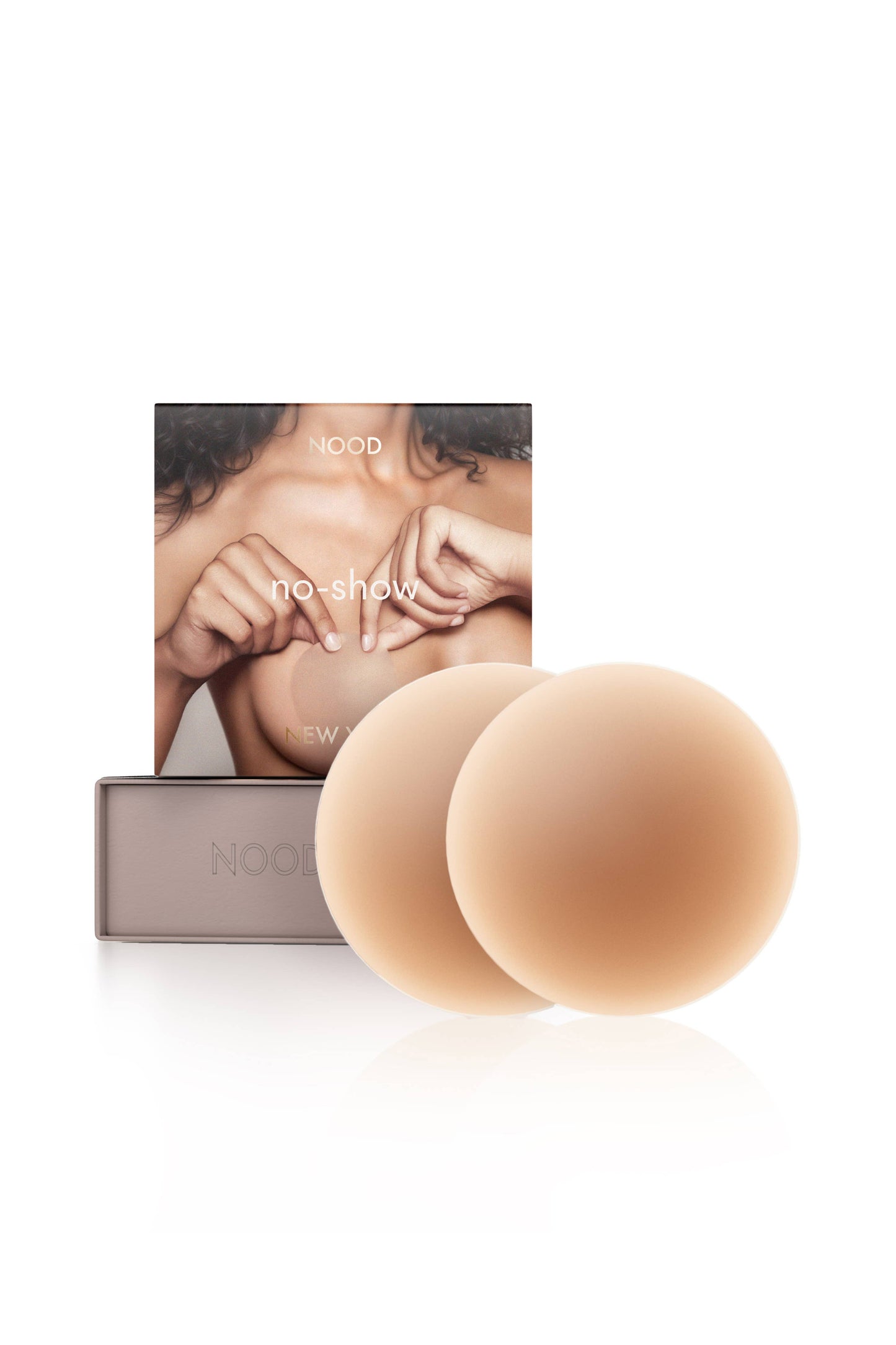 No-Show | Reusable Adhesive Nipple Covers: No 7 Bronze / 4in.