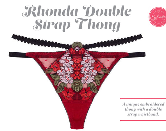 Rhonda Double Strap Thong
