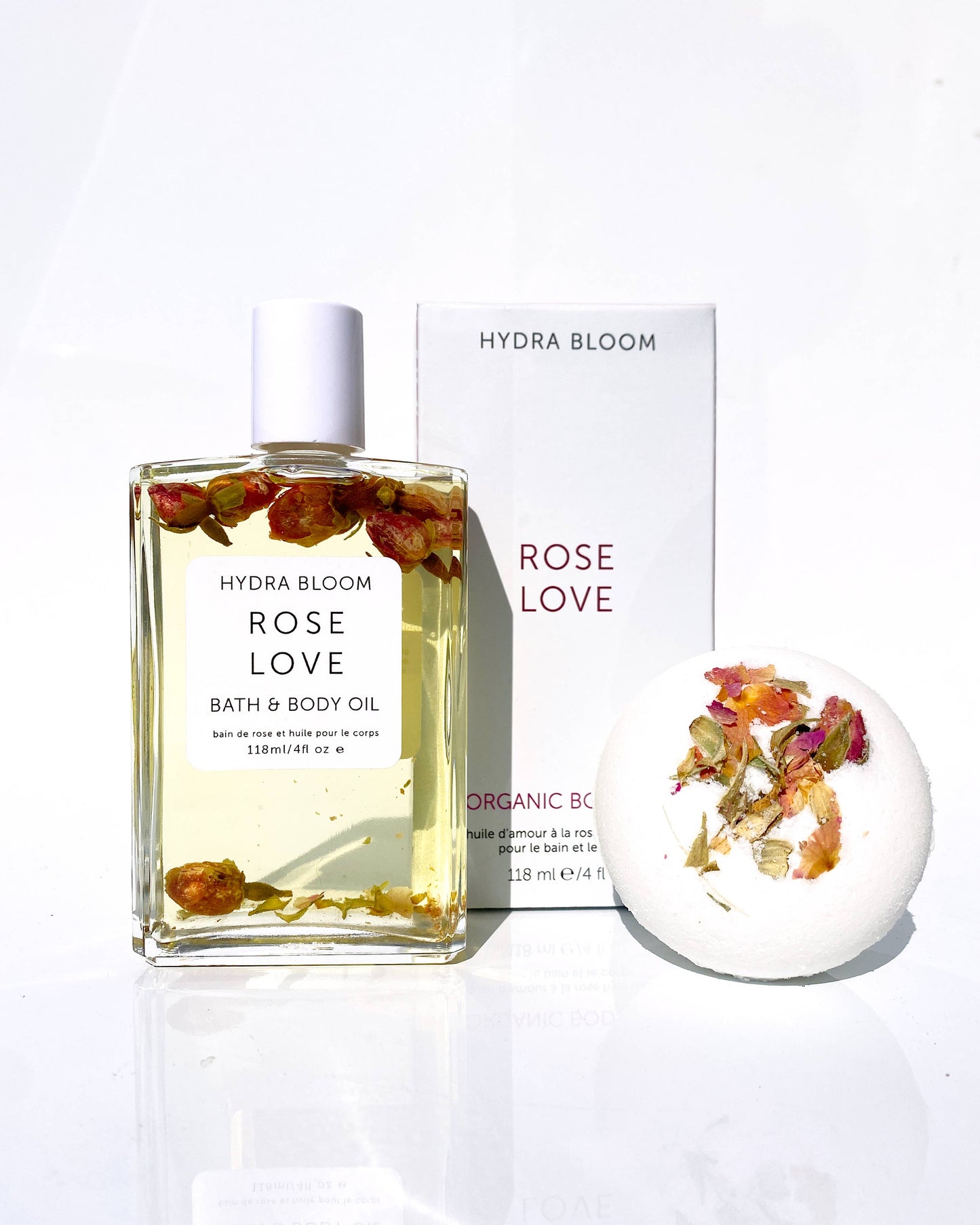 Rose Love Organic Petal Bath Bomb