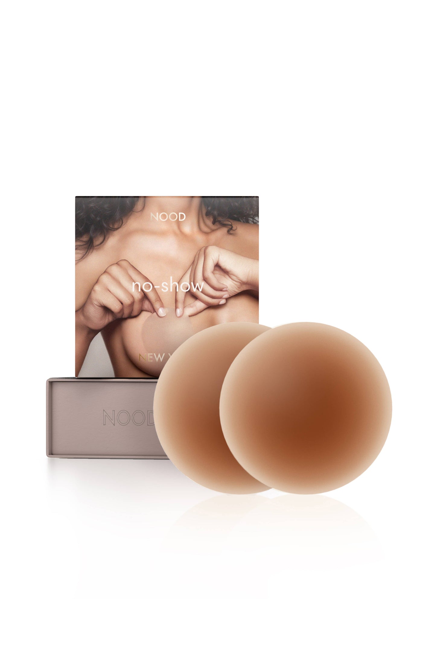 No-Show | Reusable Adhesive Nipple Covers: No 7 Bronze / 4in.