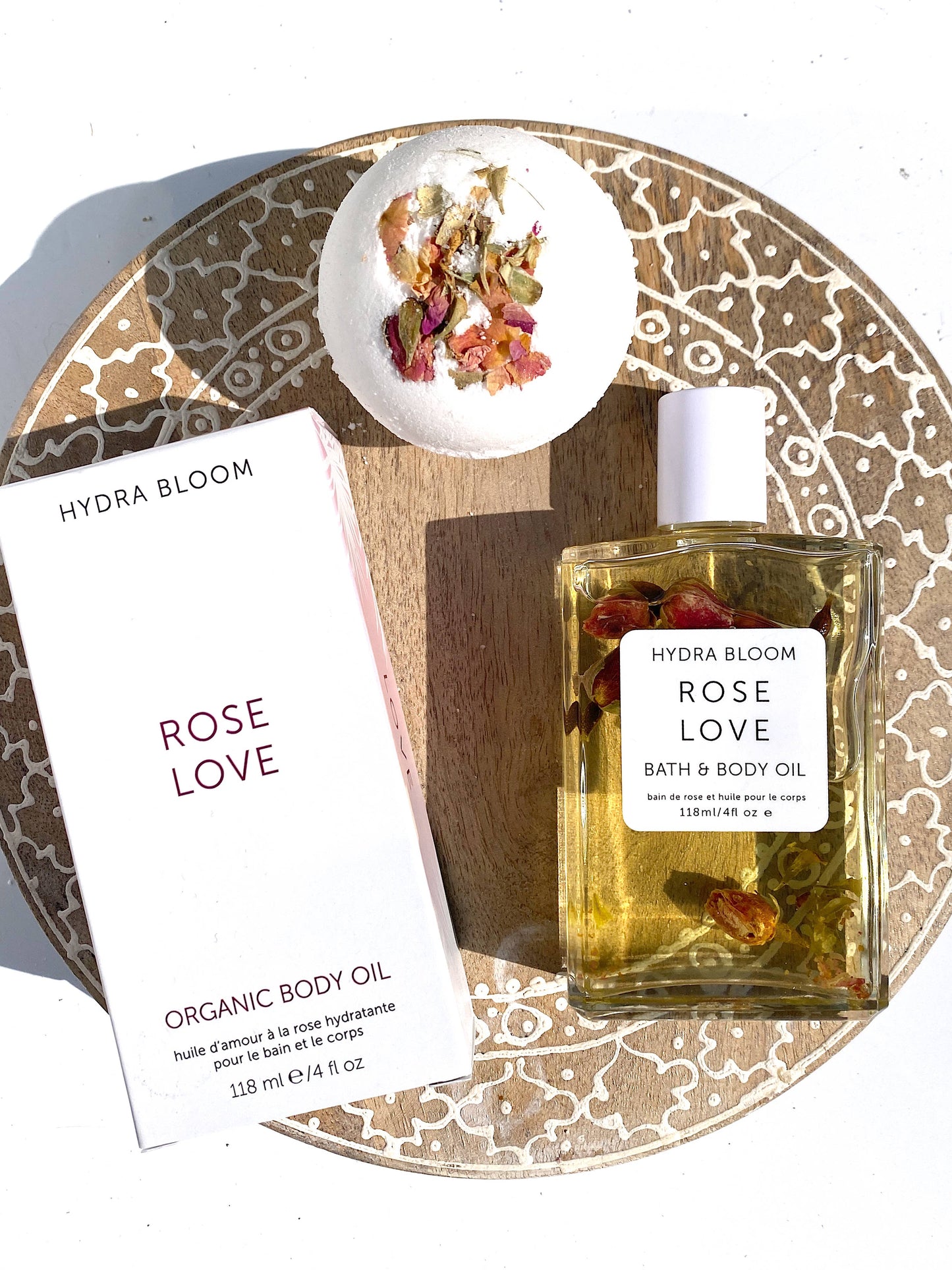 Rose Love Organic Petal Bath Bomb
